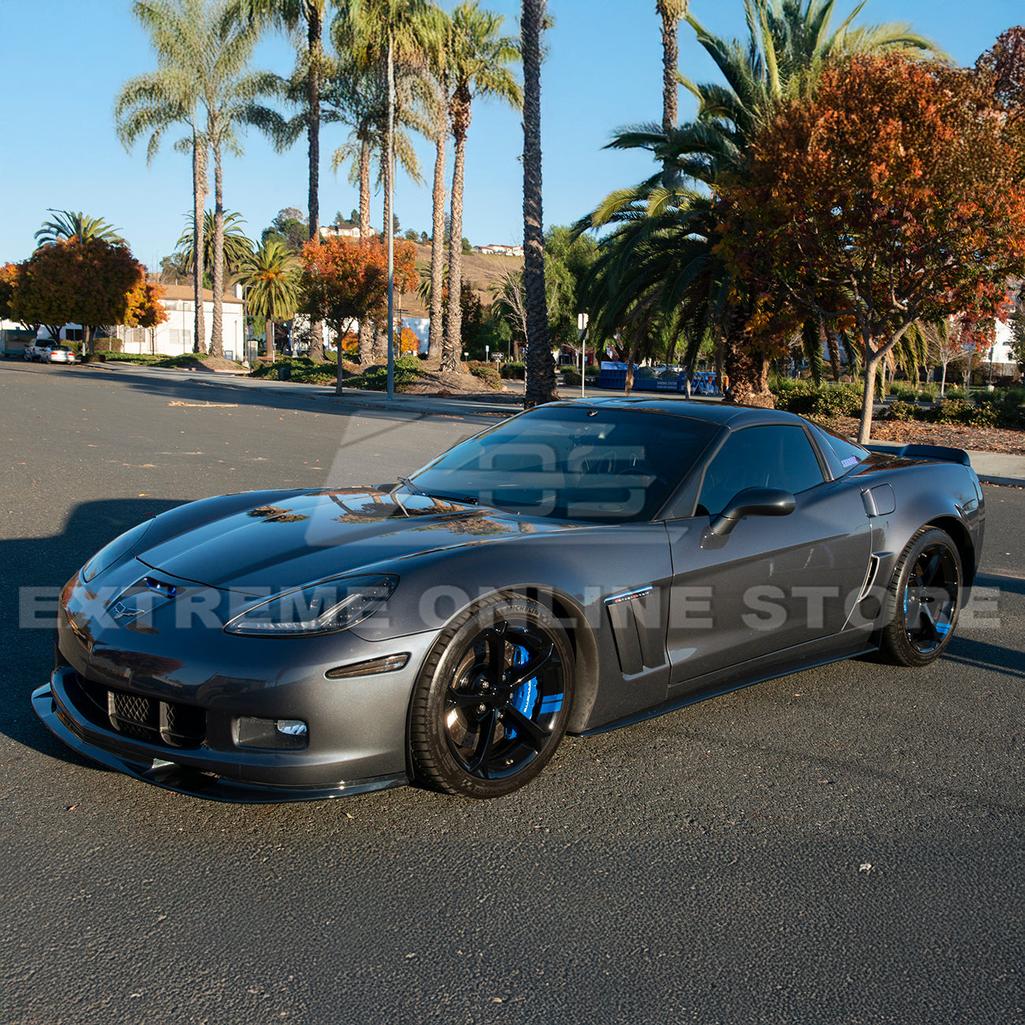 C6 Corvette Side Skirts Rocker Panels : 2006-2013 Grand Sport / Z06 / ZR1