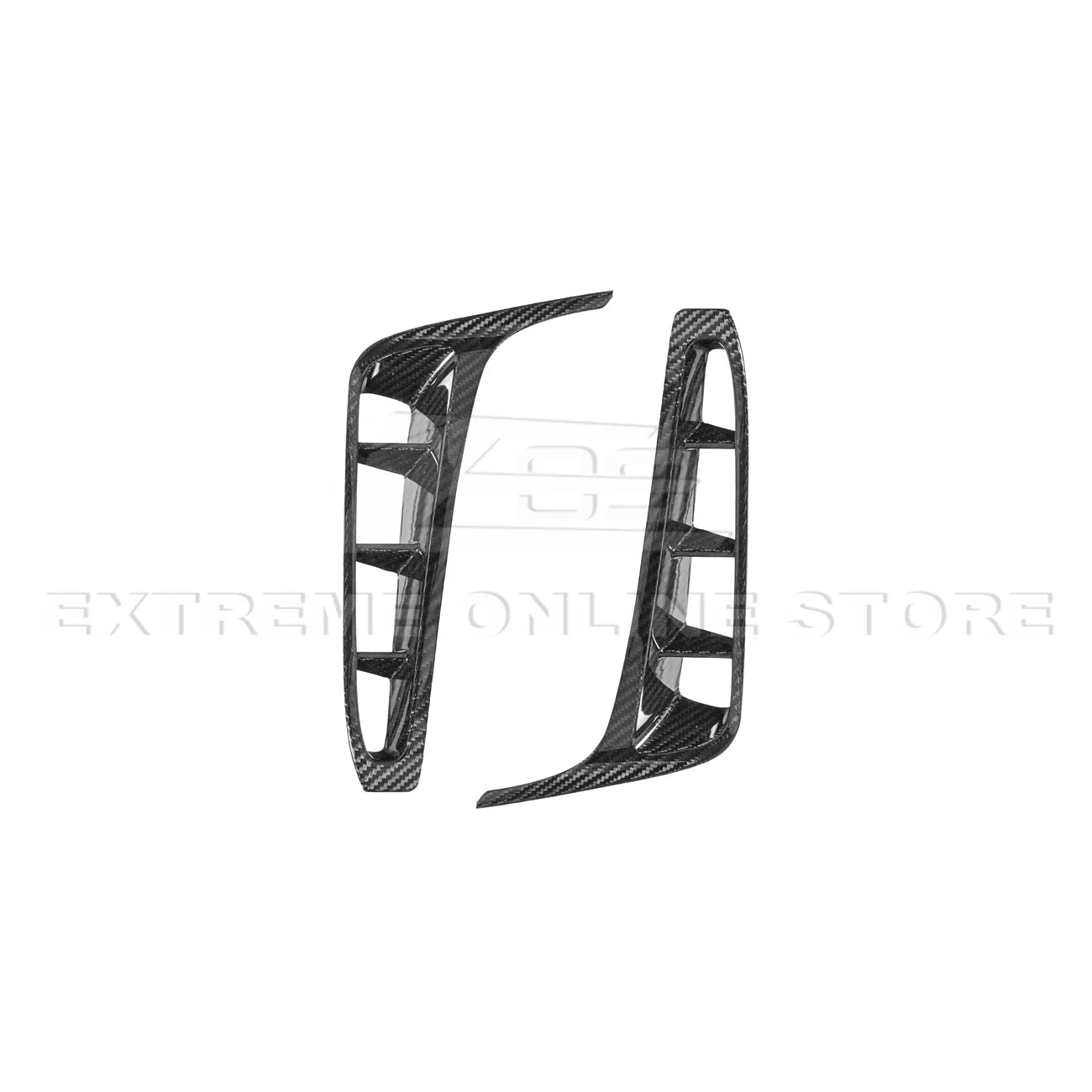 Corvette C8 Z06 Carbon Fiber Rear Side Vent Cover : 2021-2026