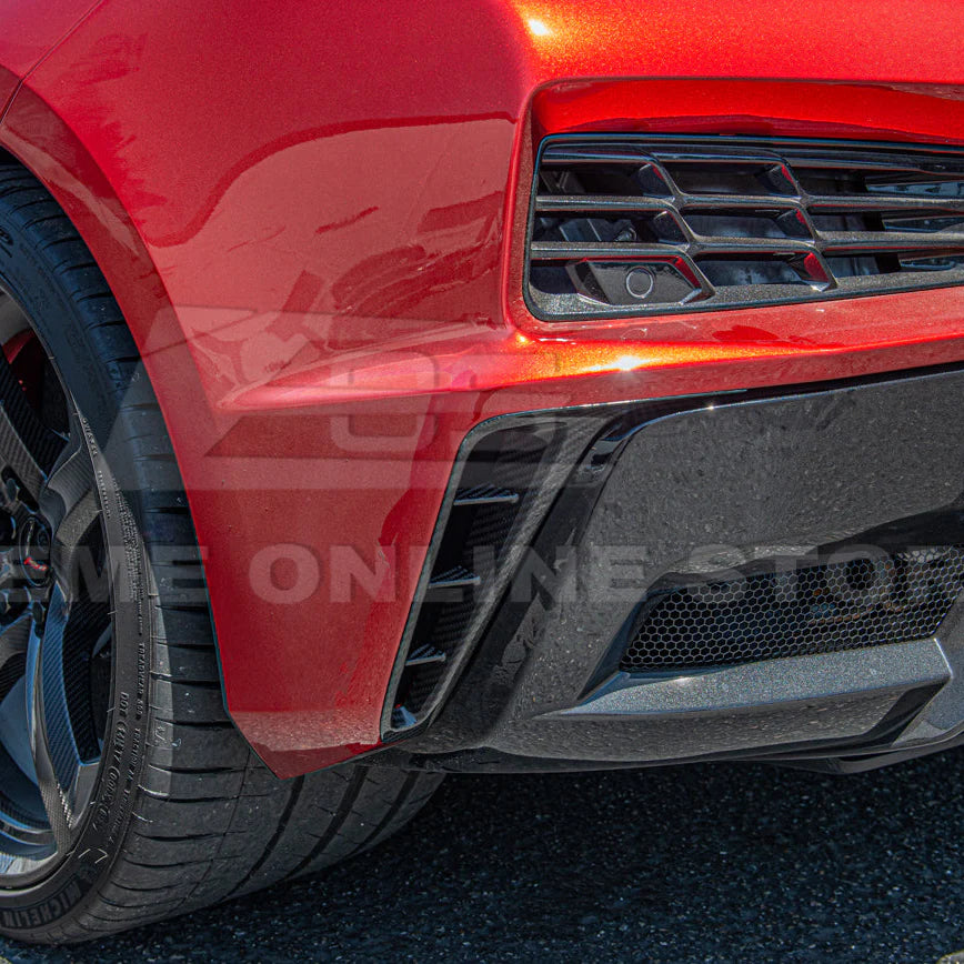 Corvette C8 Z06 Carbon Fiber Rear Side Vent Cover : 2021-2026