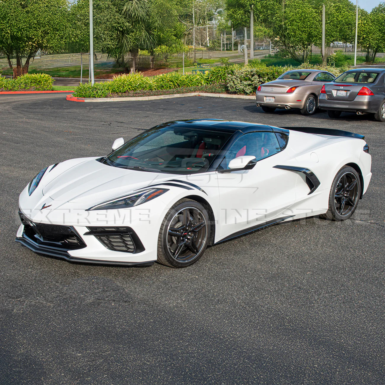 C8 Corvette Z51 Carbon Fiber Side Skirts : 2020-2025