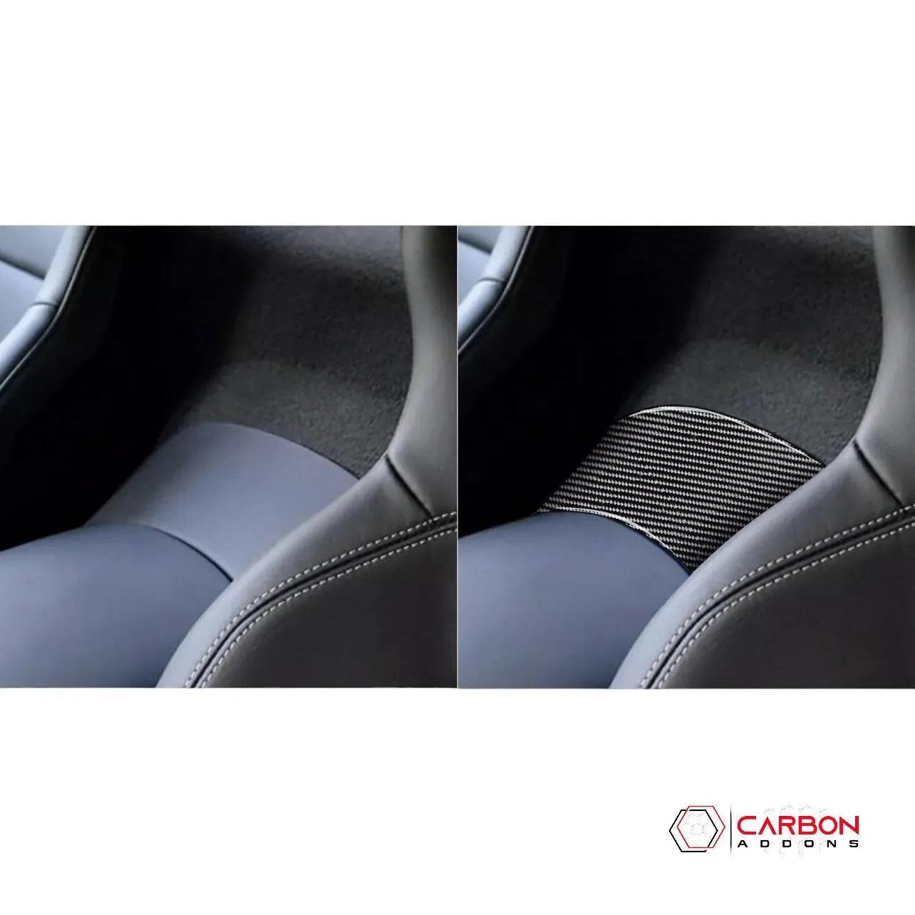 C7 Corvette 2014-2019 Rear Center Console Carbon Fiber Overlay