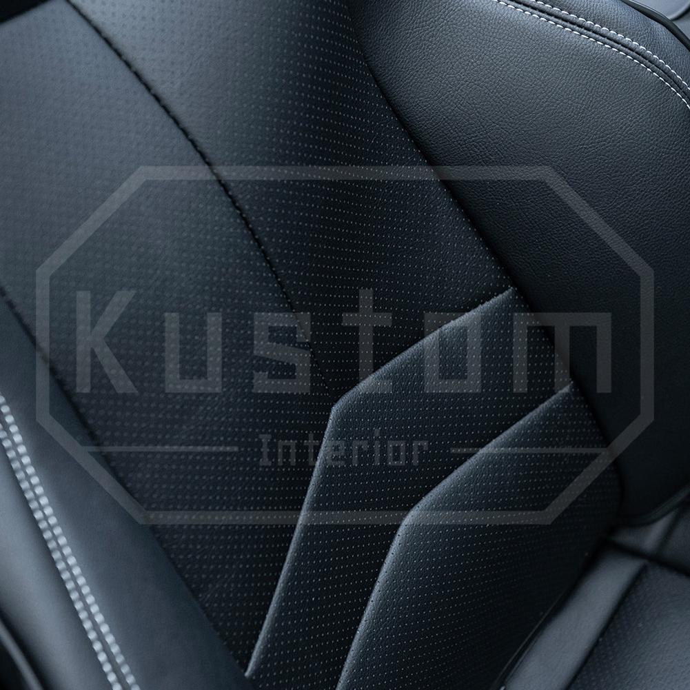 Corvette Custom Leather Seat Covers - GT1 Standard Seats : 2020-2026 C8 Stingray, Z51, Z06