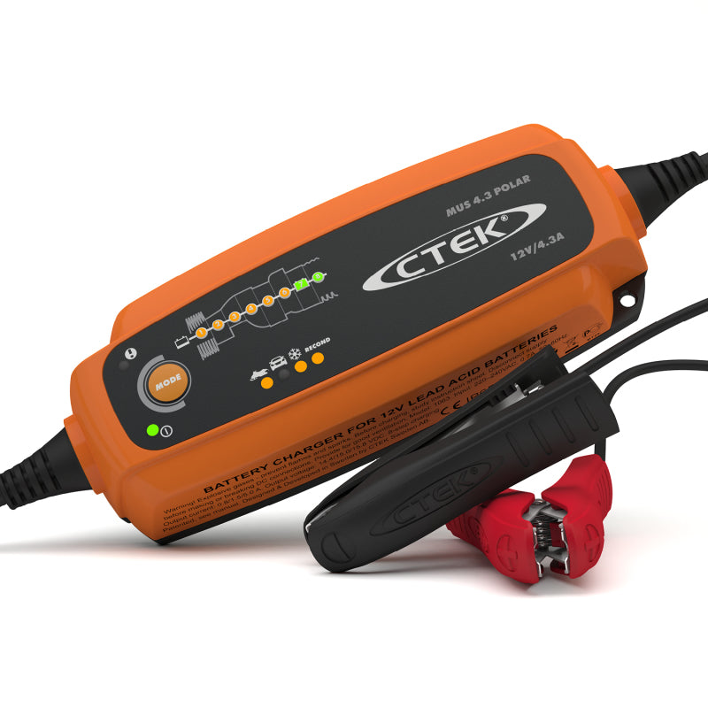 CTEK MUS 4.3 Polar 12V Battery Charger for Powersports and Automotive Applications