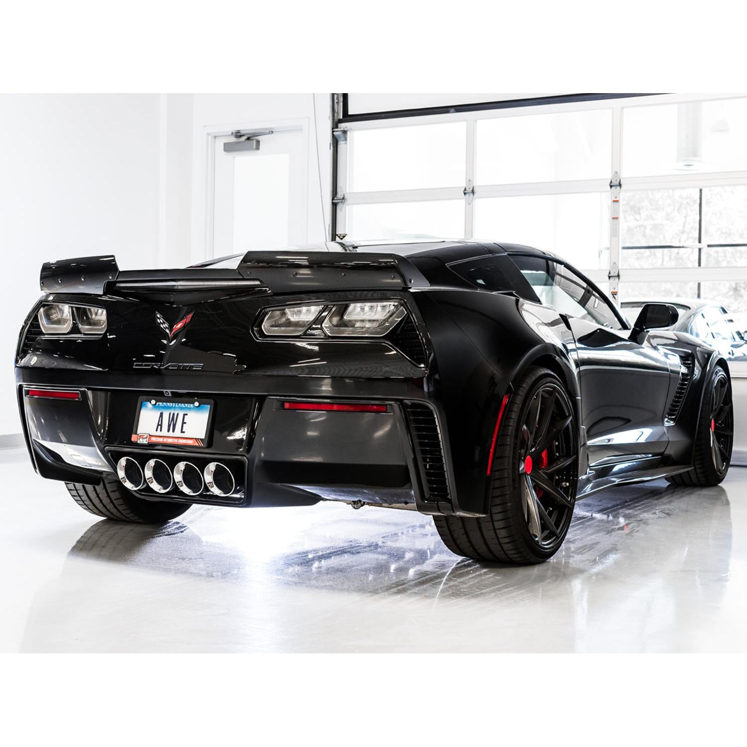 Corvette AWE Track Edition Axle Back Exhaust System : C7 Stingray, Z06, Grandsport, ZR1