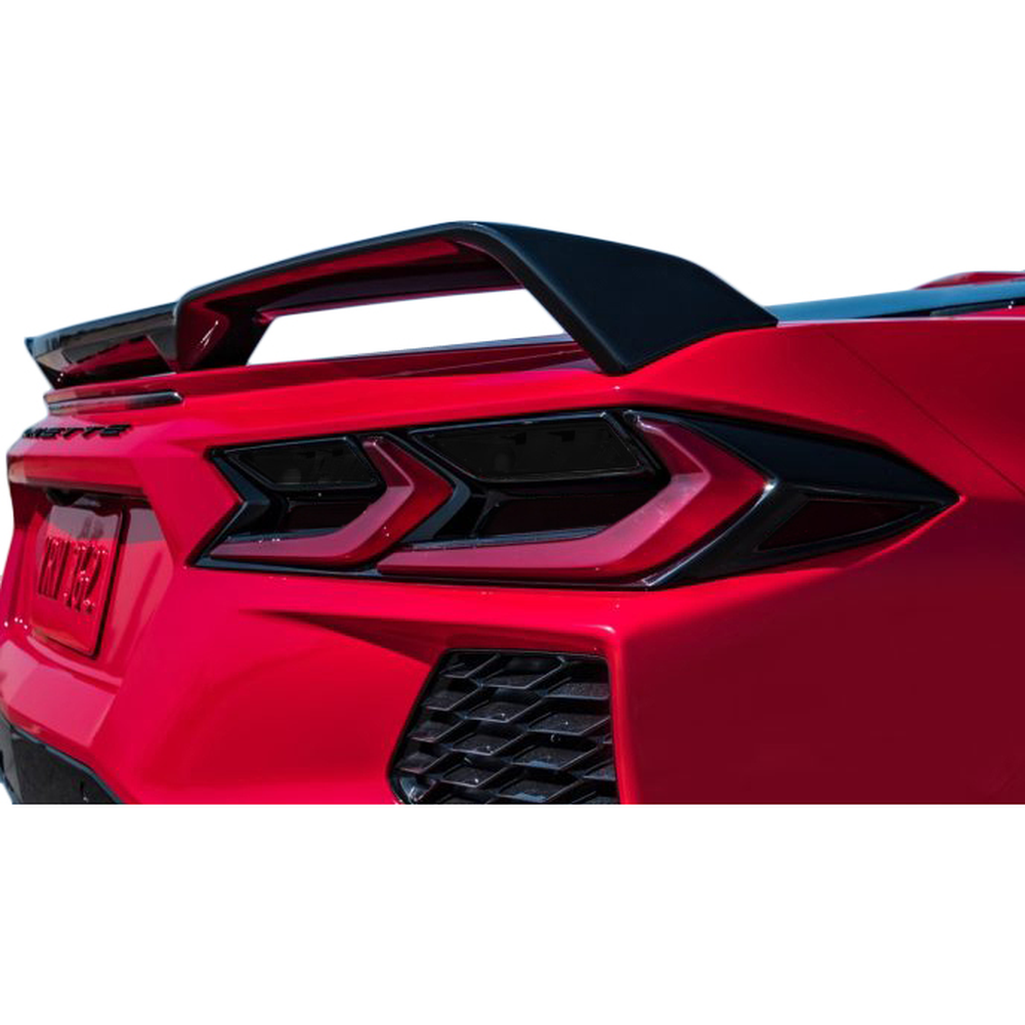 C8 2020-2027 Corvette Rear Tail Light Blackout Acrylic - Dark Smoke - Stingray, Z51, Z06