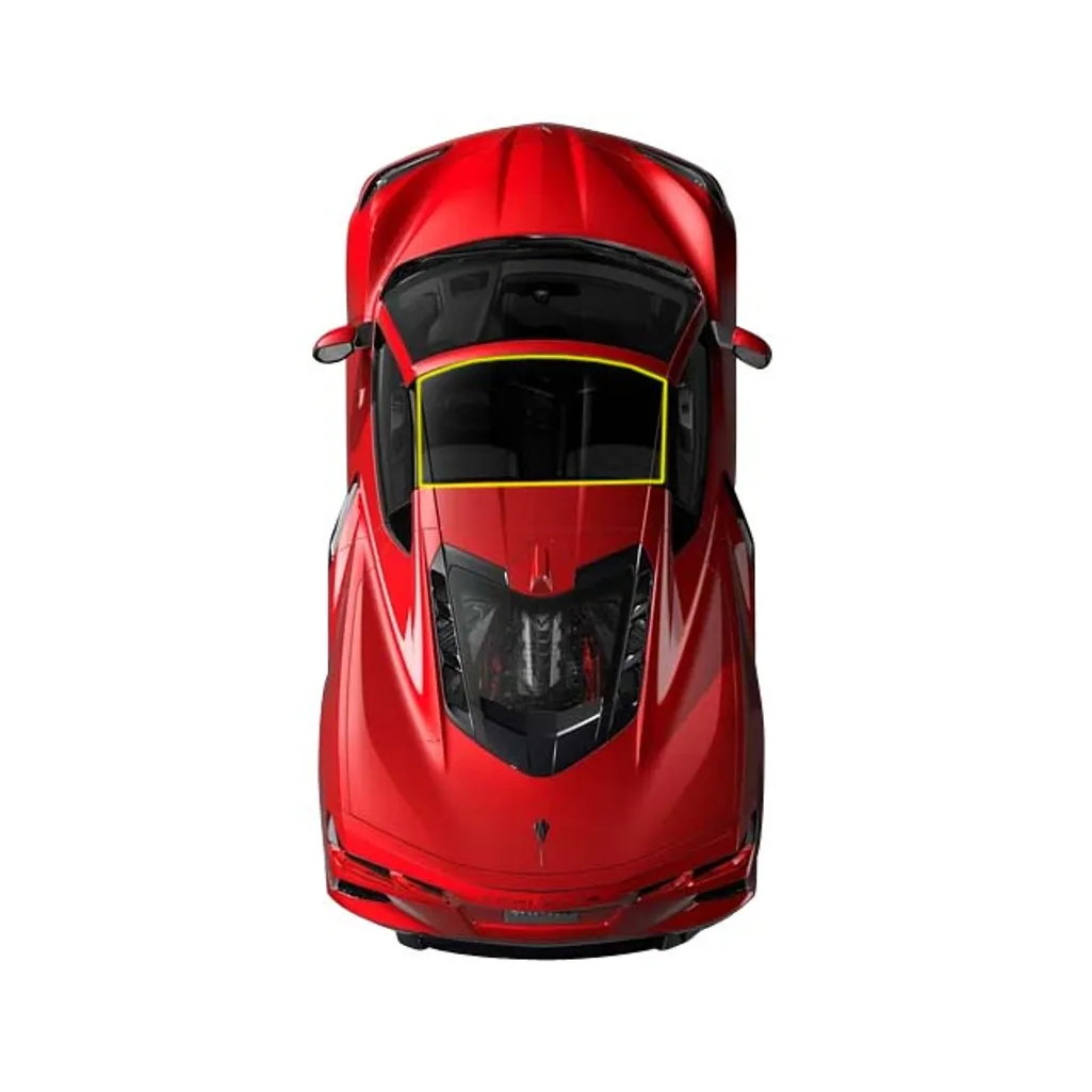 C8 2020-2027 Corvette Roof Panel Solar Shade - Dark Smoked - Coupe - Stingray, Z51, Z06