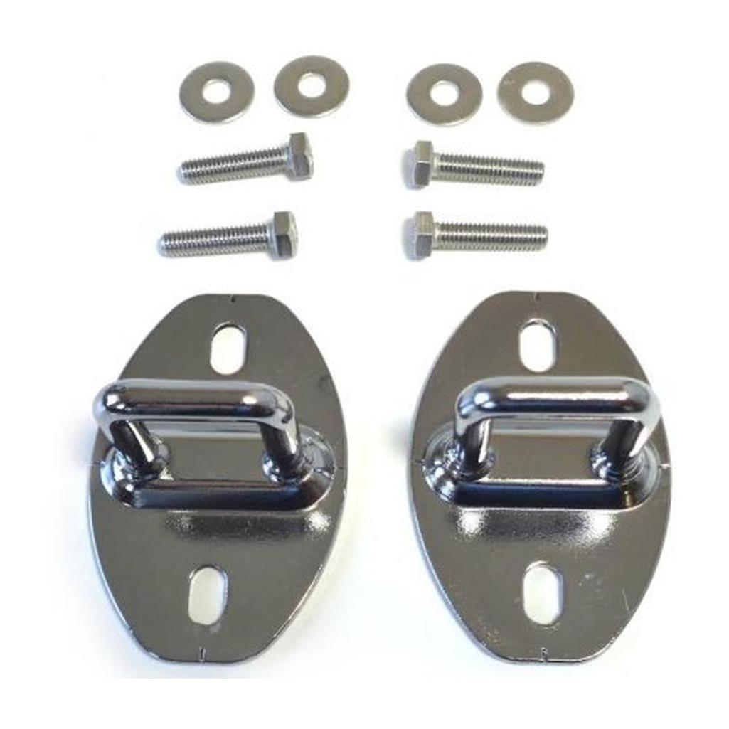 C3 1968-1976 Corvette Chrome Plated Factory Replacement Hood Latches