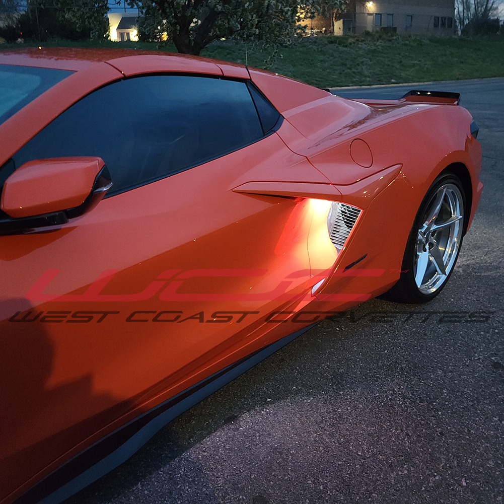 C8 Corvette Z06 Convertible - Side Cove / Lower Rear Fascia LED Lighting Kit - RGB