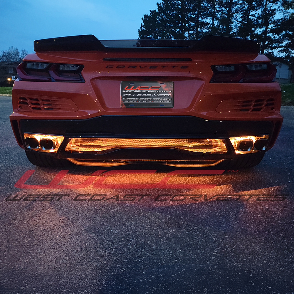 C8 Corvette Z06 Convertible - Side Cove / Lower Rear Fascia LED Lighting Kit - RGB