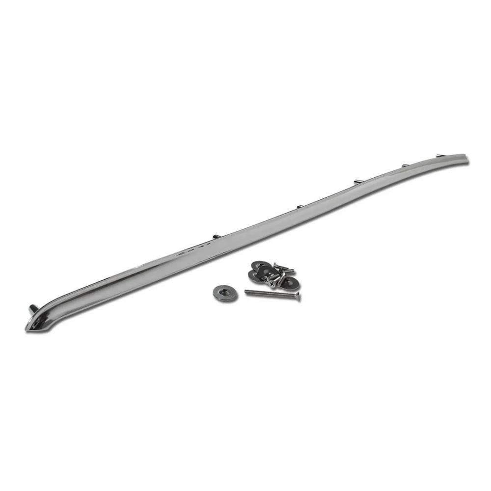 C3 1970-1977 Corvette Left & Right Door Panel Carpet Trim Strips - Pair