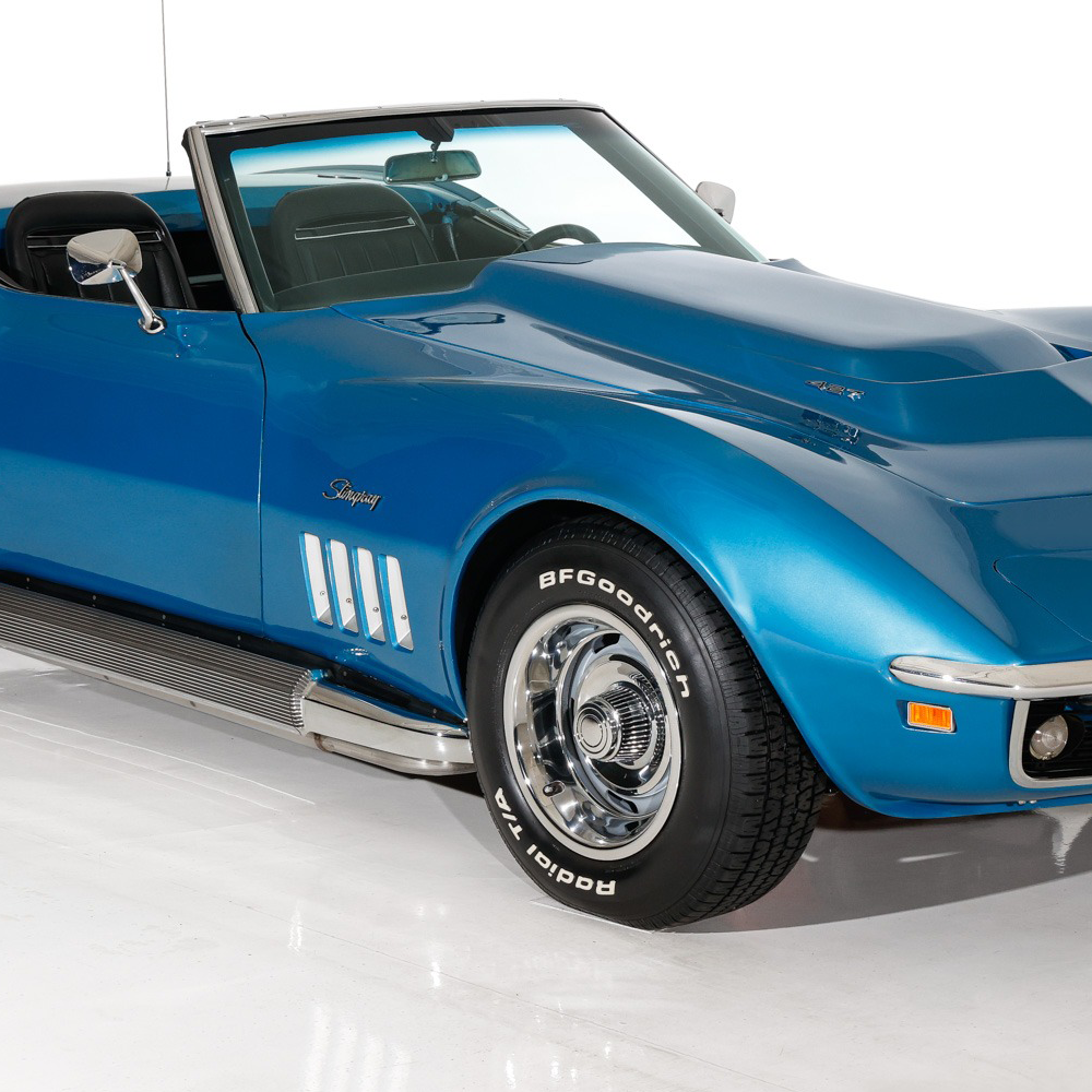 C3 1969 Corvette Side Louver Insert - Right Hand (4 Required)