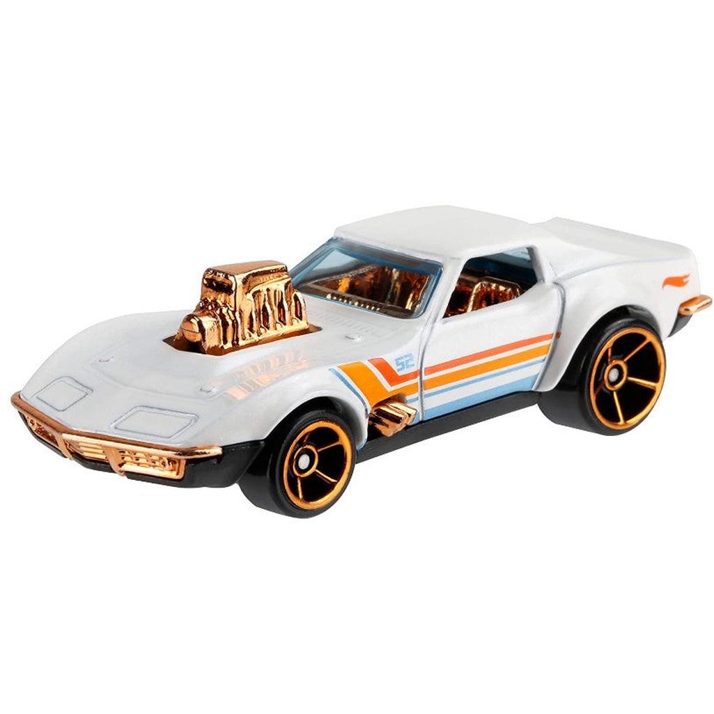 C3 1968 Corvette Hot Wheels Gas Monkey Garage - Pearl & Chrome