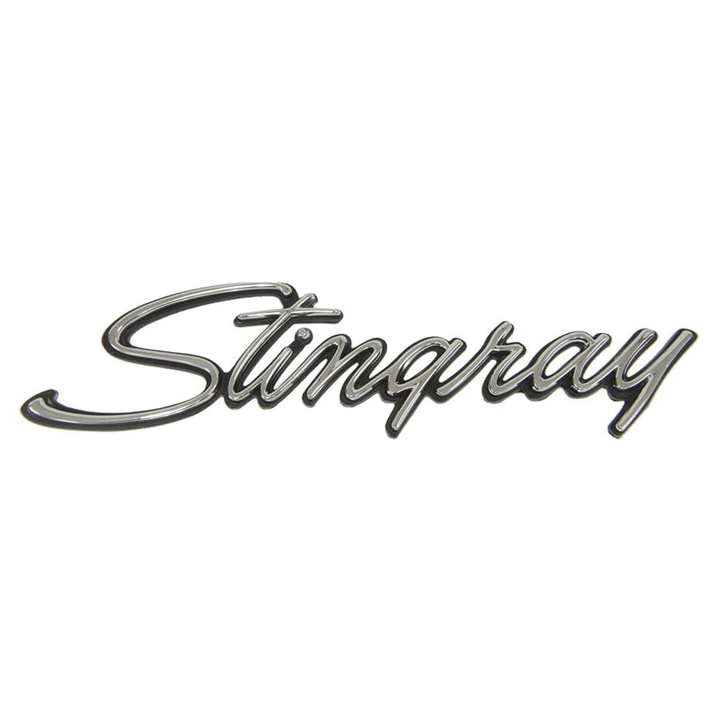 C3 1968-1976 Corvette Brushed Large Wall Hanging Emblems - 1968-1976 Stingray Logo