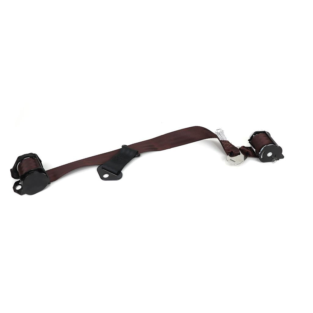 C3 1976-1977 Corvette Lap & Shoulder Coupe Seat Belts - Dual Retractor - Dark Brown