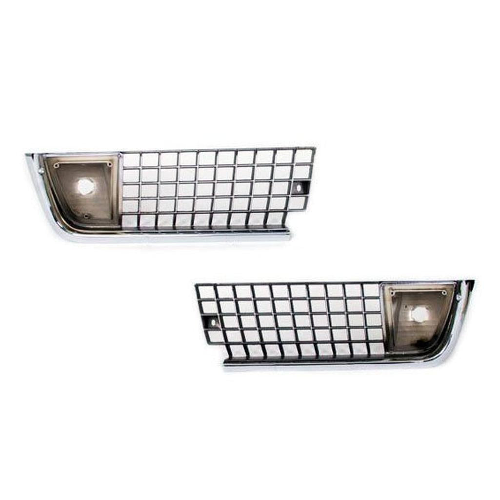 C3 1970 Corvette Front Outer Grilles, Correct Reproduction