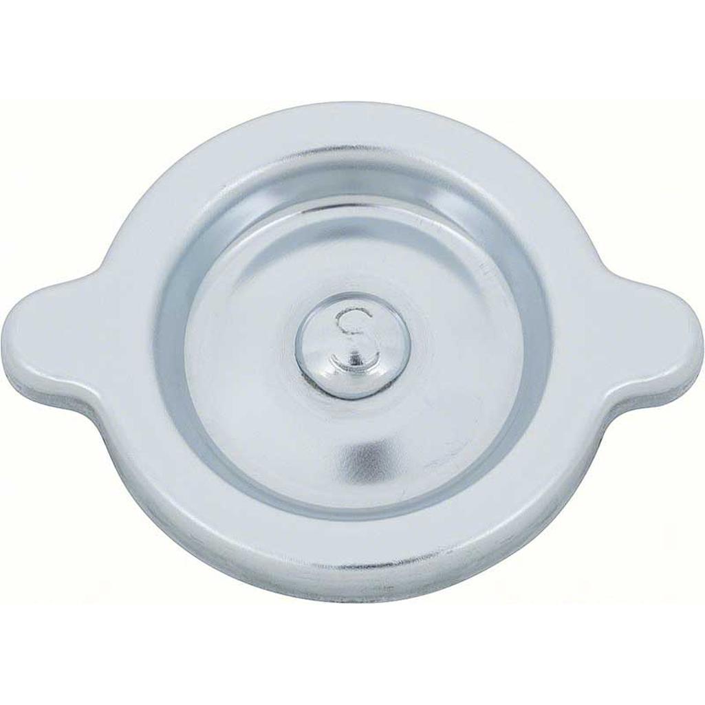 C3 1968-1981 Corvette Oil Filler Cap - W/"S" Marking - V8 - Zinc Coated - Factory Correct
