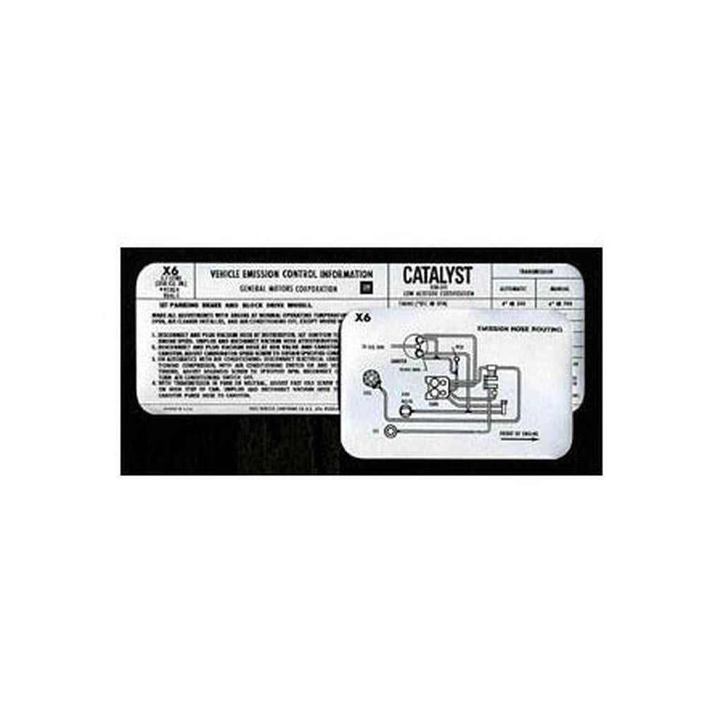 C3 1979 Corvette Emission Decal - L48
