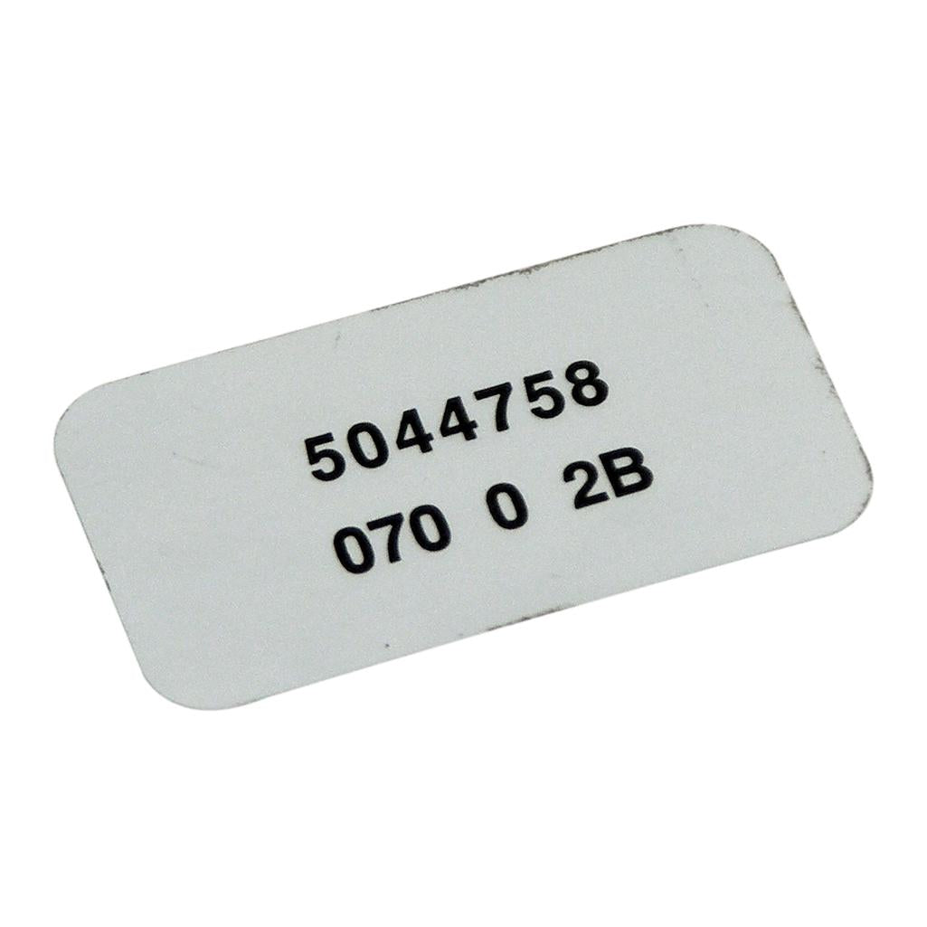 C3 1970 Corvette Windshield Wiper Motor Label - March 11 1970