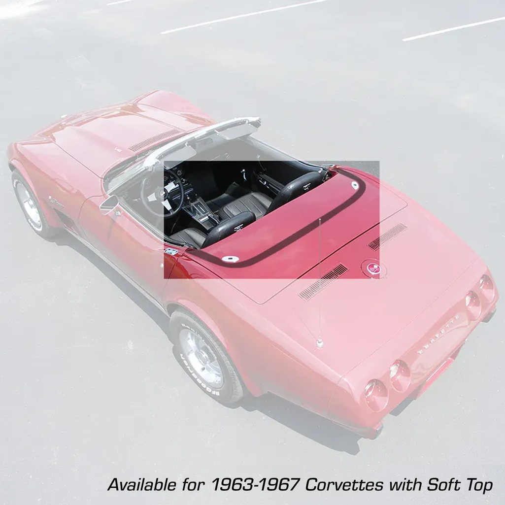 C2 1963-1967 Corvette Soft Top Deck Lid Protection Film
