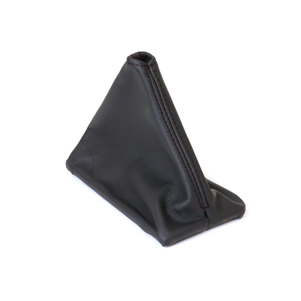 C4 1984-1988 Corvette Leather Shift Boot - Black W/Black Stitching - Manual Transmission
