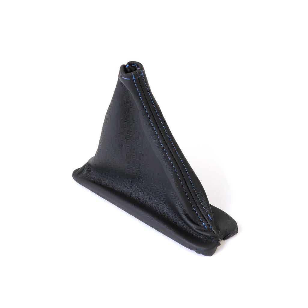 C4 1984-1989 Corvette Leather Shift Boot - Black W/Blue Stitching - Automatic Transmission