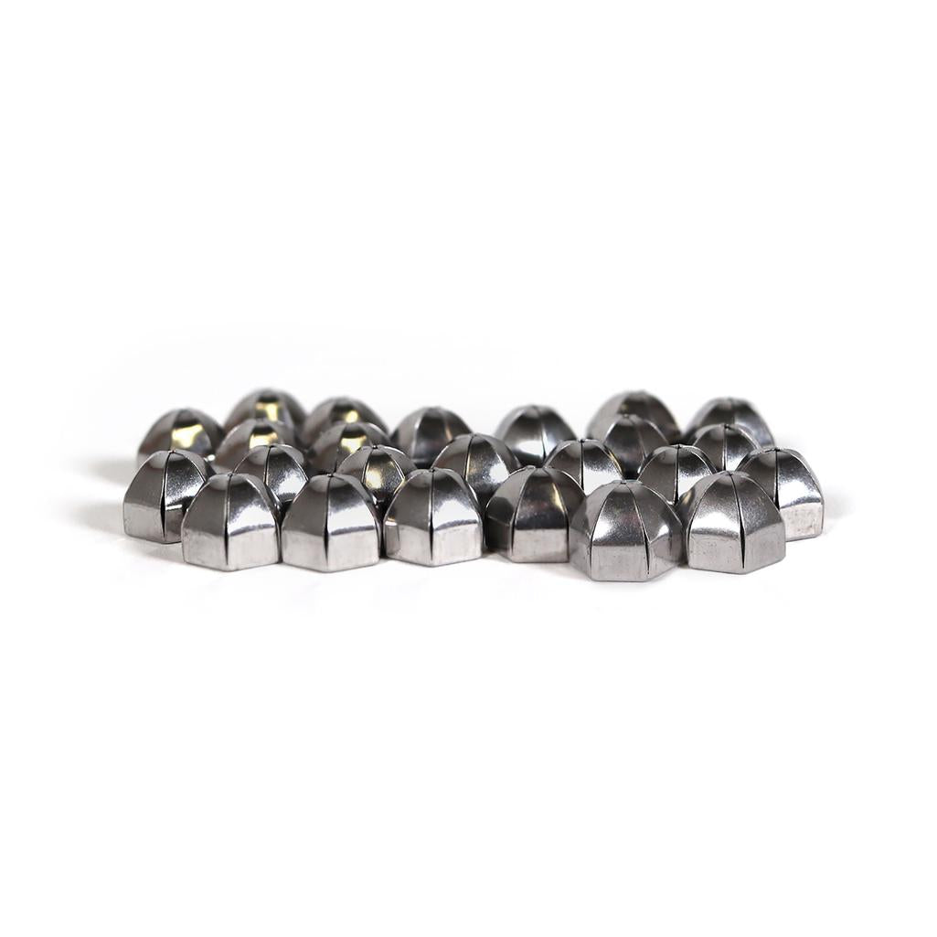 C3 1978-1982 Corvette Stainless Steel Seat Hinge Cover Acorn Nuts - 24 Piece