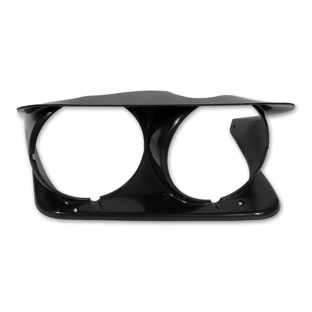 C3 1968-1982 Corvette Headlight Bezel - Left Hand - Molded Plastic