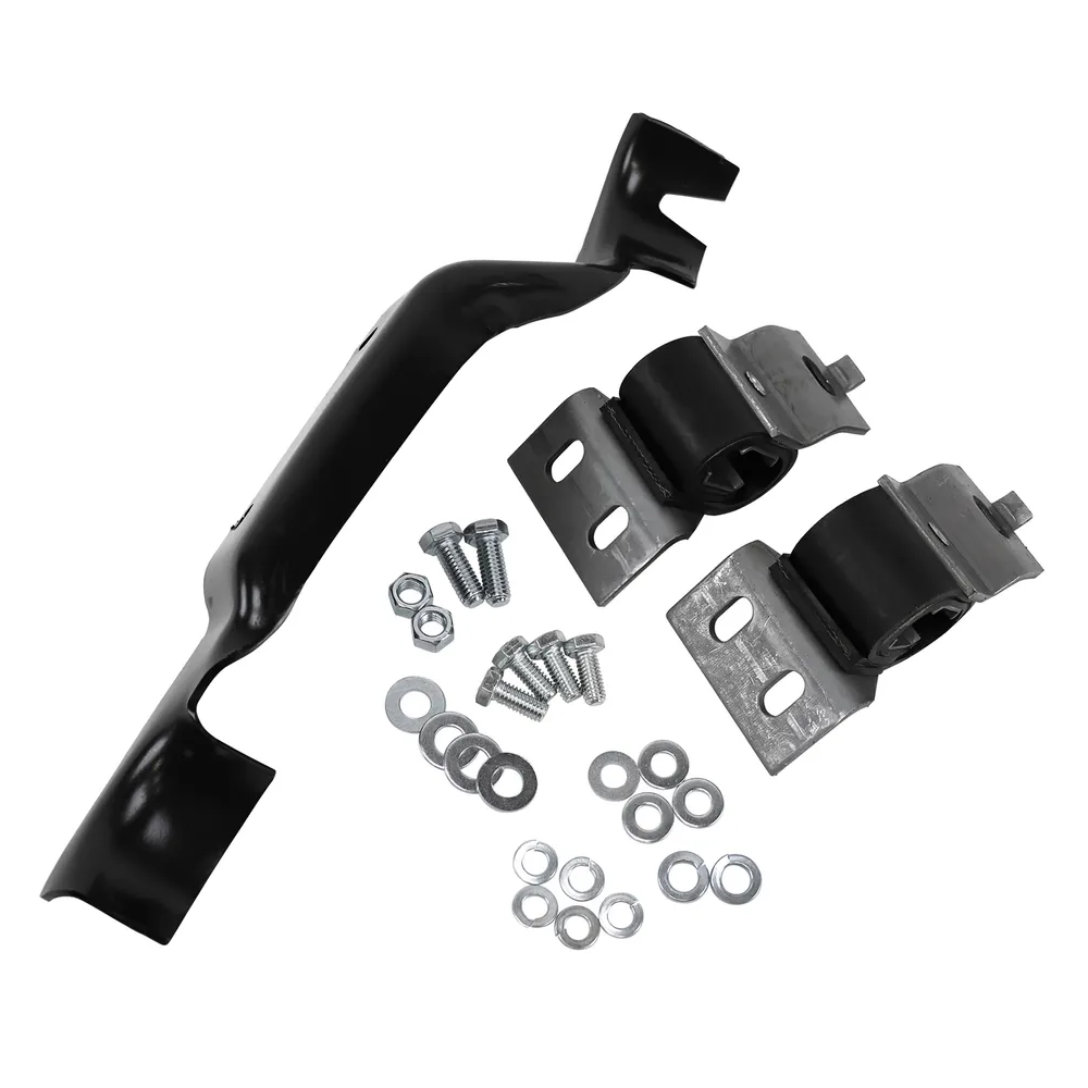 C3 1968-1972 Corvette Exhaust Hanger Kit - 2-1/2 Inch Pipe - Automatic Transmission