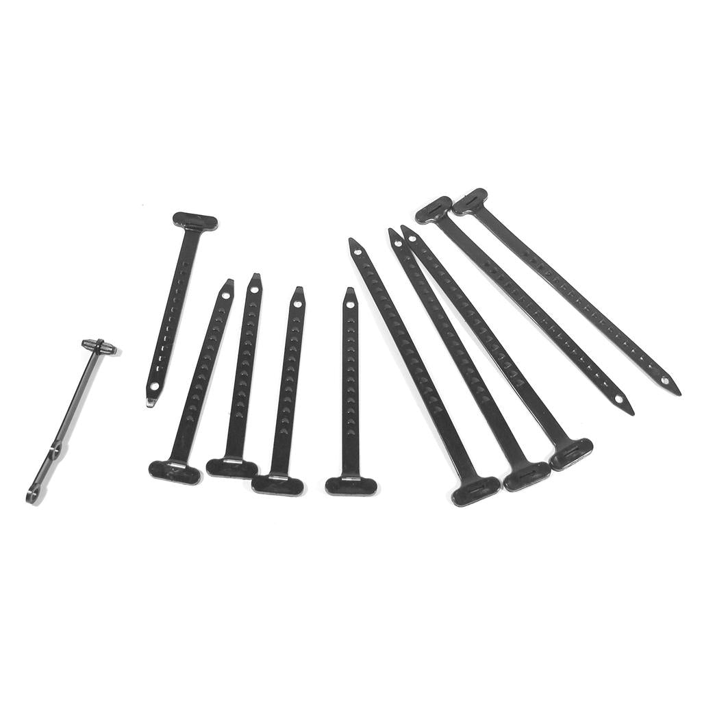 C3 1971 Corvette Tie Strap Kit, 11 Piece