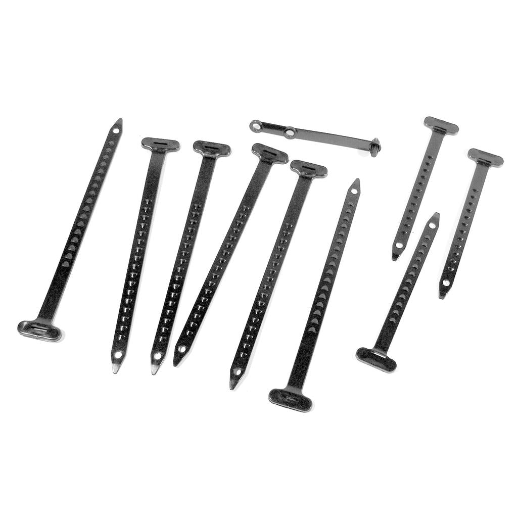 C3 1972 Corvette Tie Strap Kit, 10 Piece