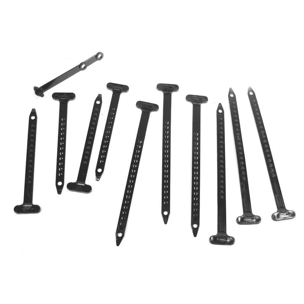 C3 1973 Corvette Tie Strap Kit, 11 Piece