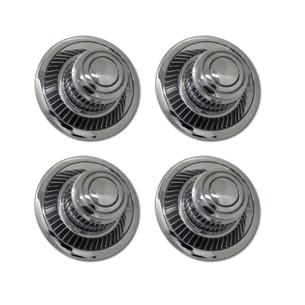C3 1968-1982 Corvette Rally Wheel Replacement Hubcap Set - 4pc