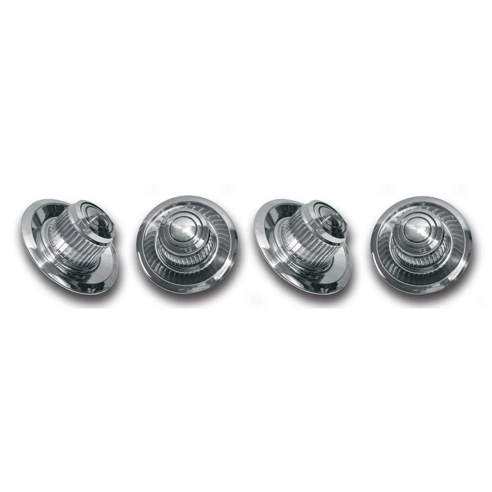 C3 1968-1982 Corvette Rally Wheel Replacement Hubcap Set - 4pc