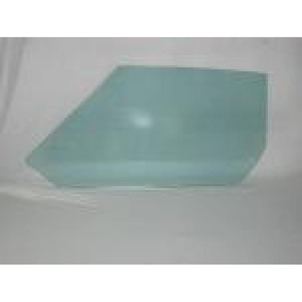 C3 1968-1969 Corvette Date Coded Coupe Door Glass - Green Tint, LH - 68-69E - Soft Ray Green Tint