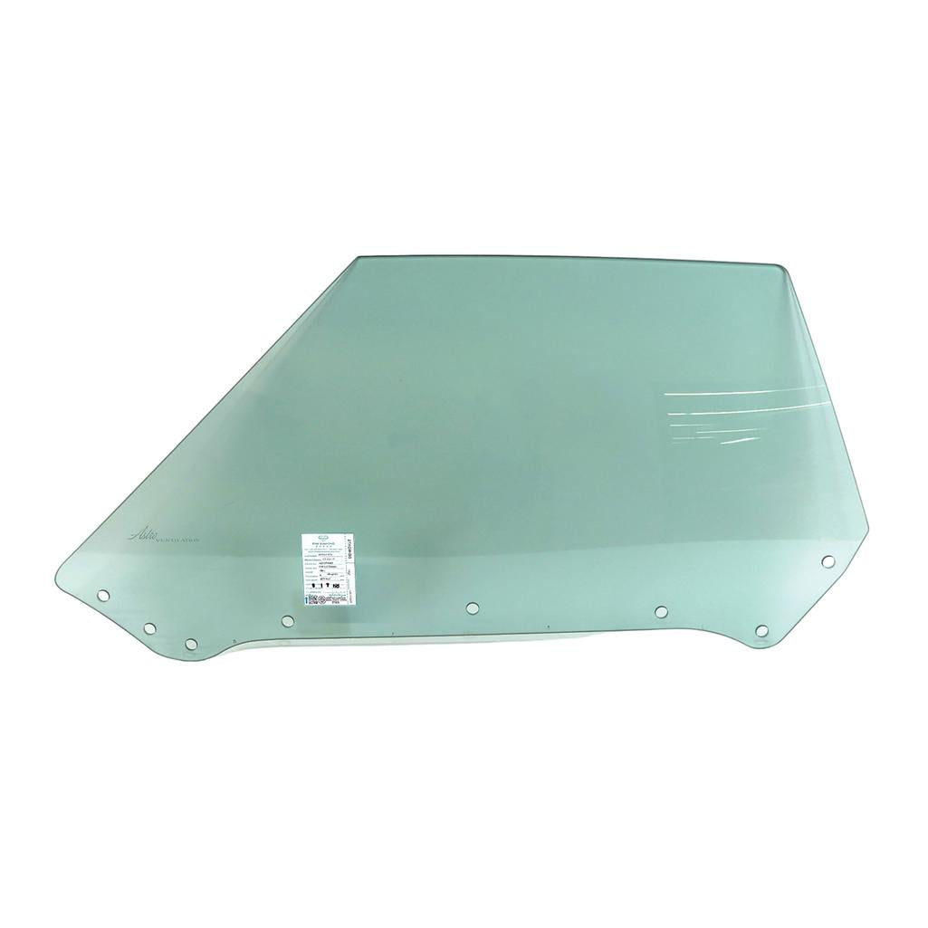 C3 1968-1969 Corvette Convertible Door Glass - Green Tint, LH - 68-69E - Soft Ray Green Tint