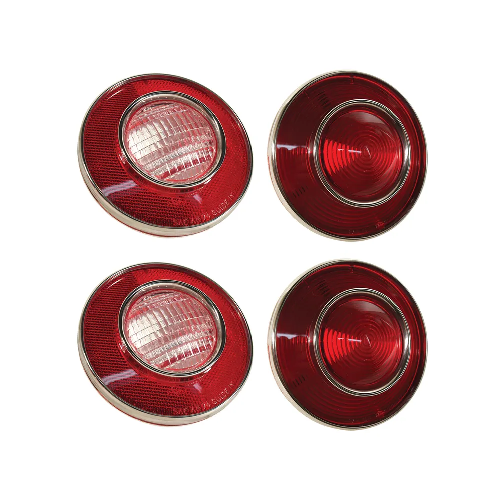 C3 1974 Corvette Tail Light Set W/Backup Lights - 4Pc Set
