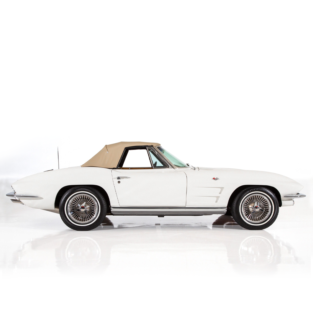 C2 1963-1964 Corvette Direct-Bolt Knockoff Wheel & Tire Package - Bias