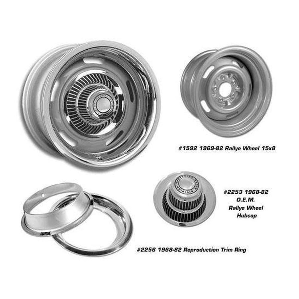 C3 1968 Corvette Trim Ring - Stainless Steel - 7" Rim