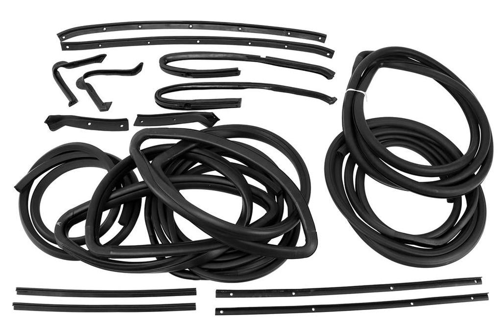 C2 1963 Corvette Weatherstrip Kit - Body Coupe - 18Pc (USA)