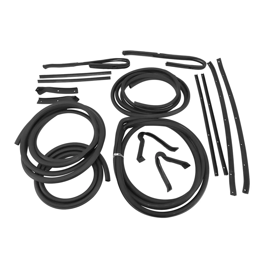C2 1964-1967 Corvette Weatherstrip Kit - Body Coupe 16Pc (USA)