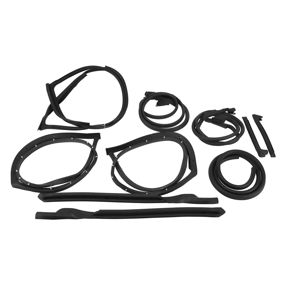 C3 1970-1972 Corvette Weatherstrip Kit - Body Coupe - 10Pc (USA)