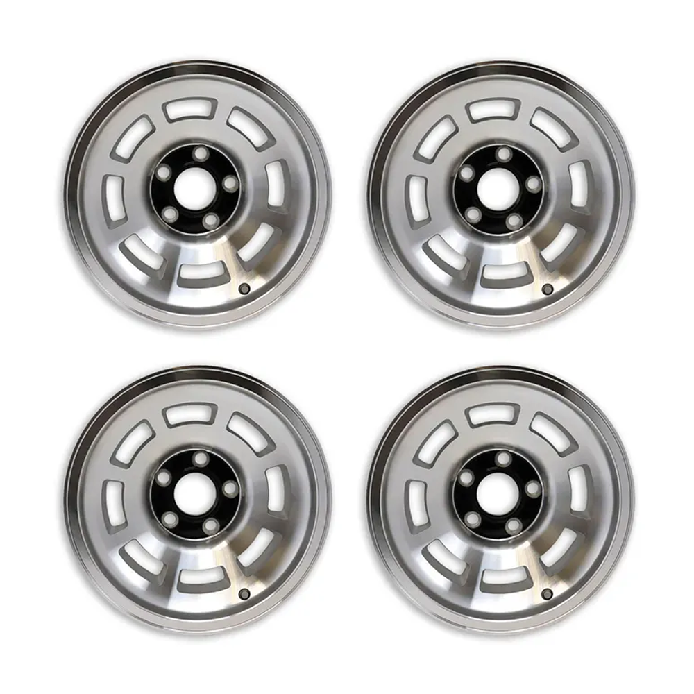 C3 1976-1979 Corvette Reproduction YJ8 Aluminum Wheel Set W/Hardware
