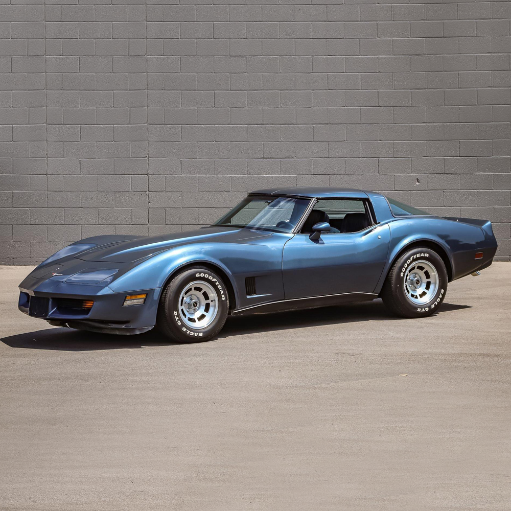 C3 1980-1982 Corvette Reproduction YJ8 Aluminum Wheel Set W/Hardware