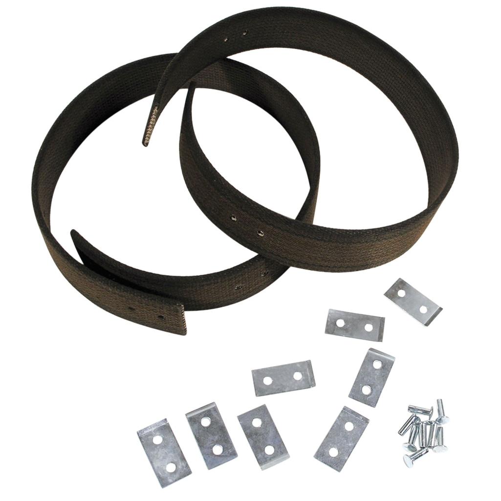 C1 1953-1958 Corvette Rear Rebound Straps W/Hardware