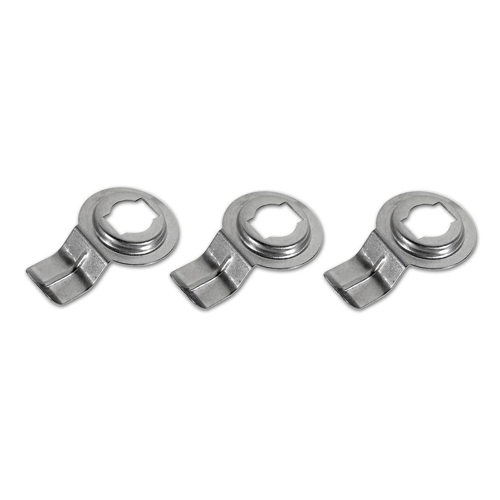 C3 1978-1979 Corvette Rear Compartment Unit Door Pulls, Metal 3 Piece Set