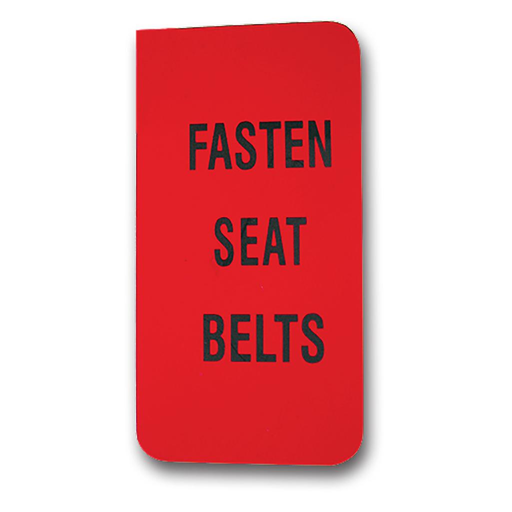 C3 1972-1976 Corvette Lens, Seat Belt Warning