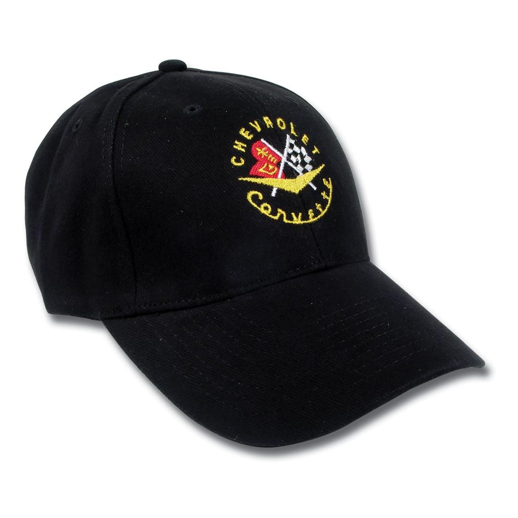 C1 1953-1962 Corvette Cap, Early Model Corvette Black