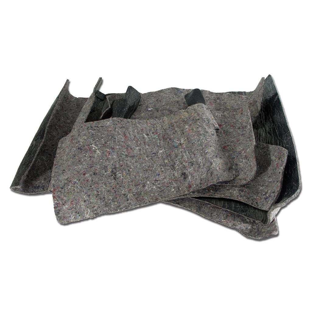 C1 1953-1962 Corvette Carpet Insulation Kit, Front