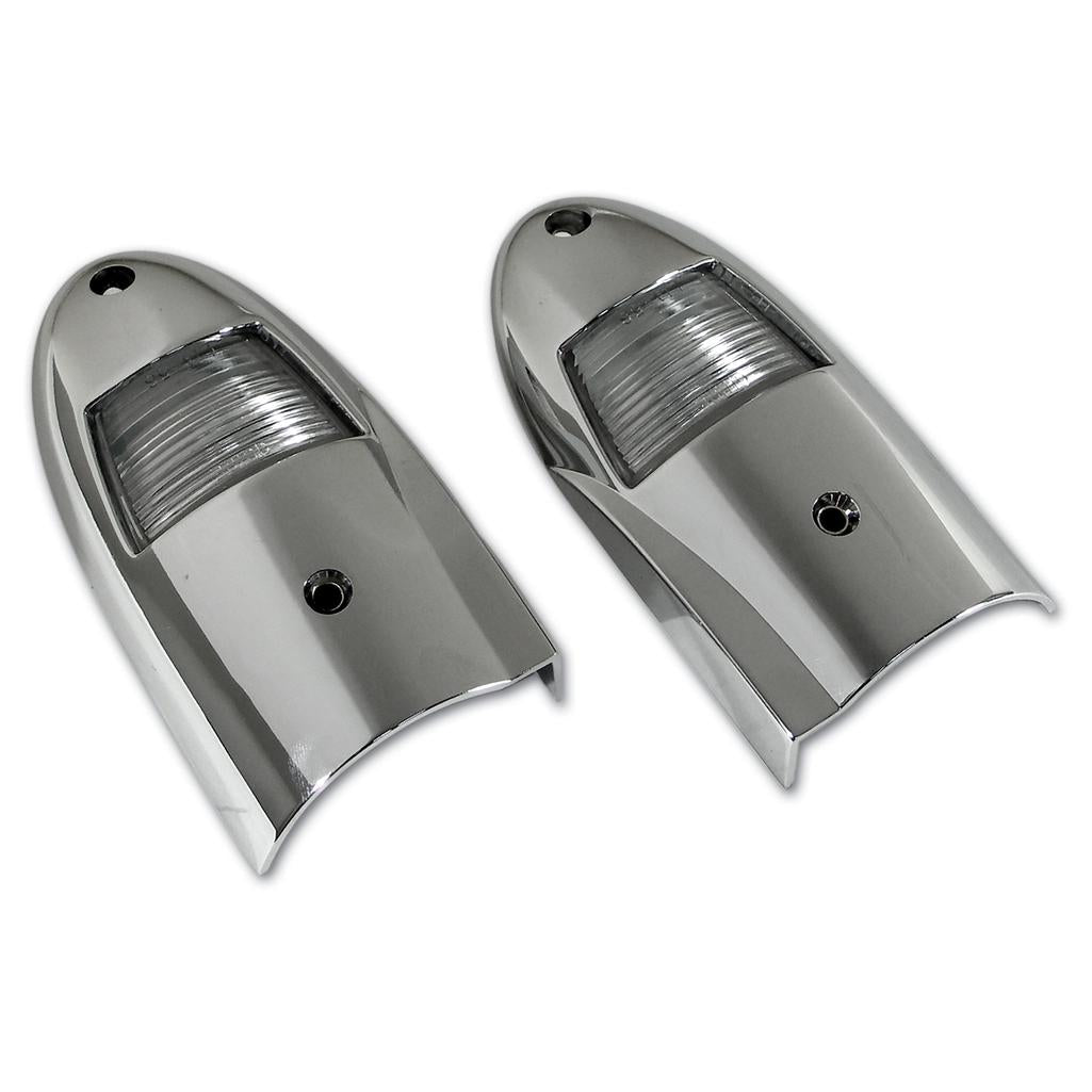 C1 1958-1960 Corvette License Lights, W/Fasteners