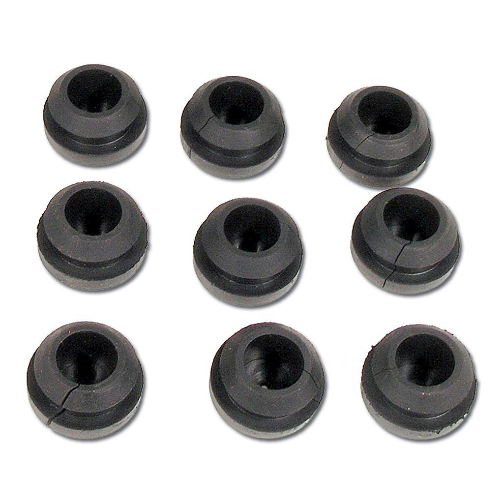 C1 1953-1962 Corvette Grommets, Speedo/Tach Cable/Gas Vent Hose/Radio Ground Strap